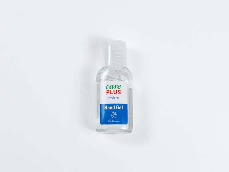 Care Plus® Hygiene Gel: handgel met 71,1% alcohol en aloë vera. Reinig je handen zonder water en zeep, voorkomt uitdroging en is gemakkelijk mee te nemen (30 ml).