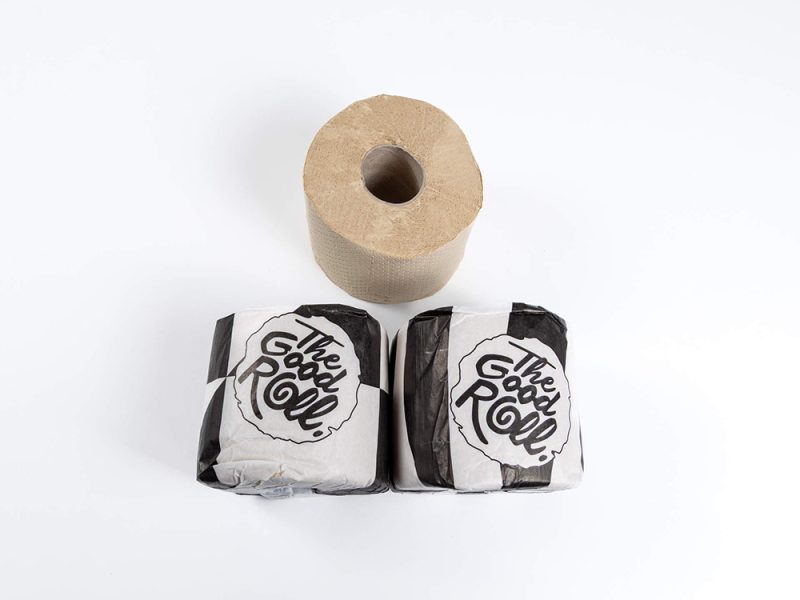 The Good Roll WC papier: per rol hygiënisch verpakt, gemaakt van 100% bamboe of gerecycled papier. Extra veel papier per rol voor langdurig gebruik.