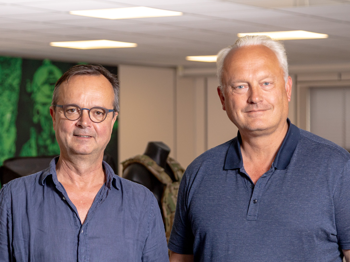De oprichters van Radio Oranje, Michel en Derk