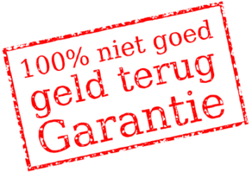 alle leveringen van noodpakketten vinden plaats met een100 procent niet goed geld terug garantie